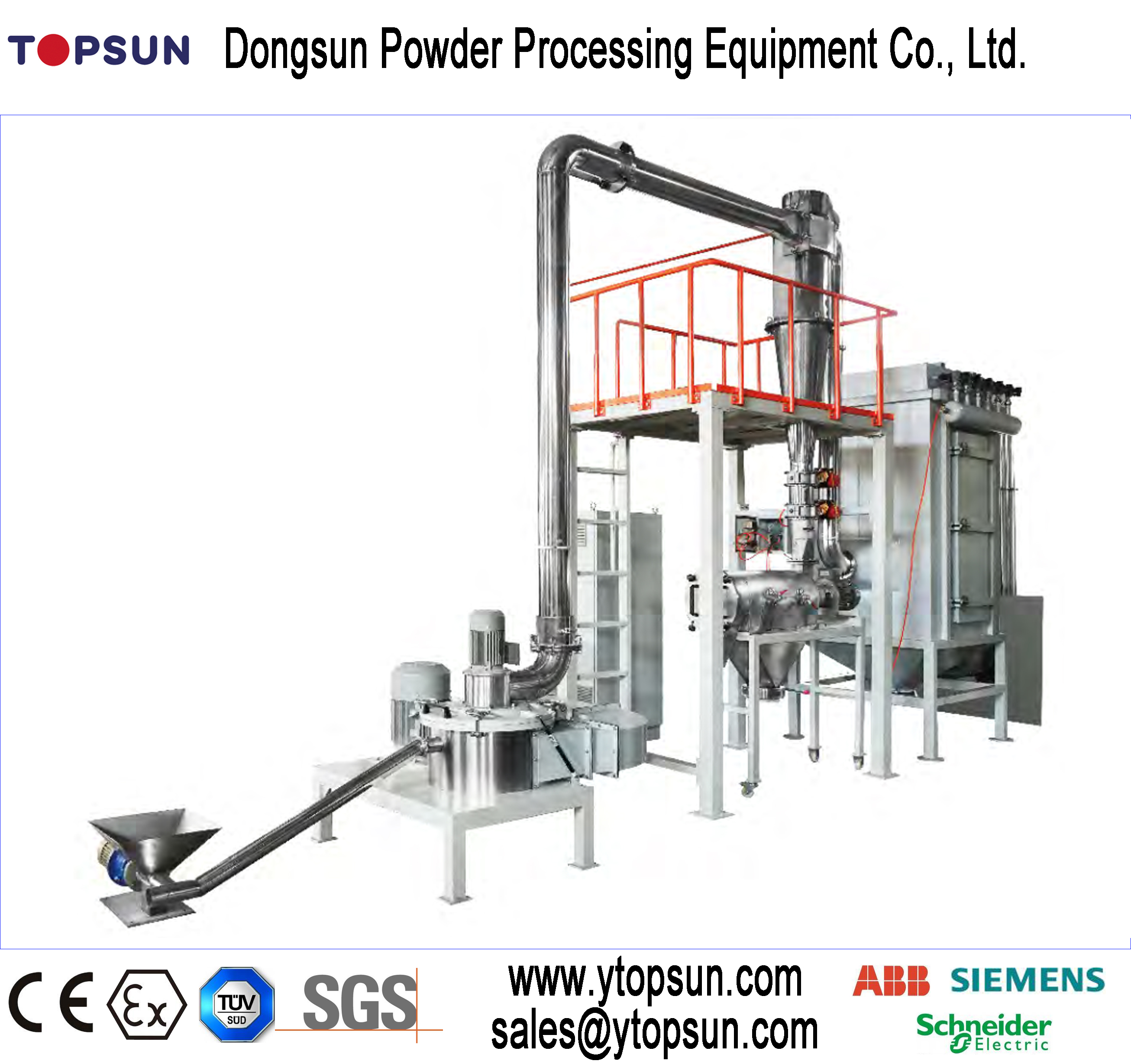 Superfeines 1000 kg elektrostatisches Pulver ACM MILL